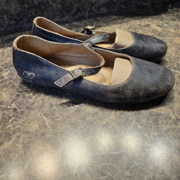 Bed Stu Shuffle III Shoes Women 7.5 Casual Comfort Mary Jane Flats Brown Leather - Picture 2 of 7